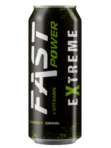 Lata BEBIDA FAST POWER eXtreme energy
